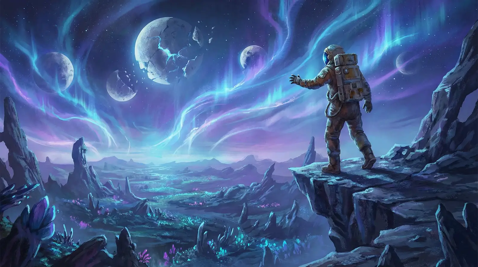 福利姬 - 异星探索概念画作